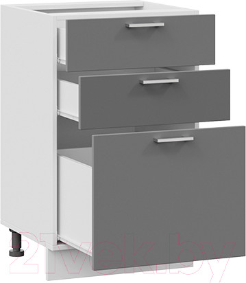 Изображение товара Шкаф-стол кухонный ТриЯ Габриэлла 1Н5Я3 (белый/титан)