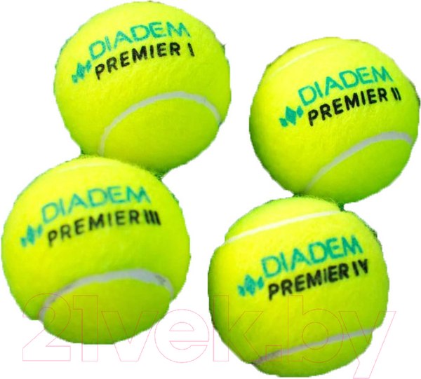 Изображение товара Набор теннисных мячей Diadem Premier All Court / BALL-4CASE-ALLCRT (4шт)