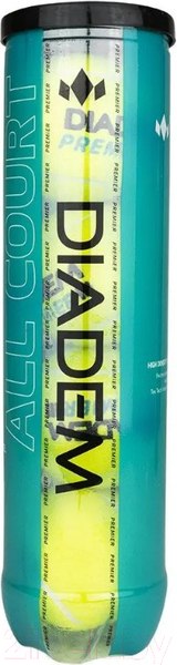 Изображение товара Набор теннисных мячей Diadem Premier All Court / BALL-4CASE-ALLCRT (4шт)