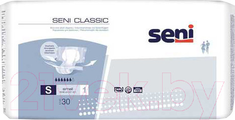Изображение товара Подгузники для взрослых Seni Classic Small (30шт)
