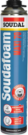 Пена монтажная Soudal Soudafoam Maxi 70 (870мл)