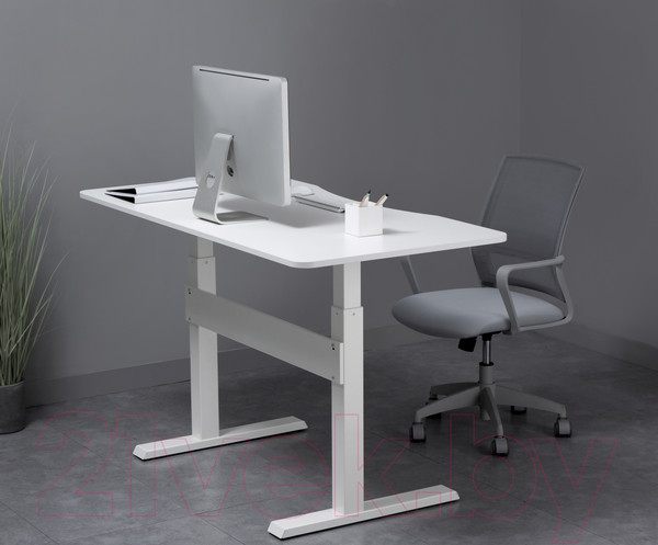 Изображение товара Письменный стол Ergosmart Air Desk L (белый)