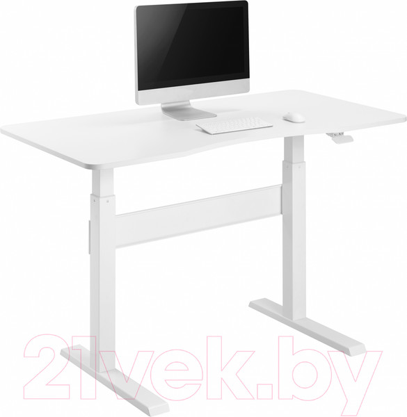 Изображение товара Письменный стол Ergosmart Air Desk L (белый)