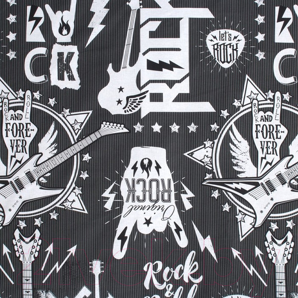Изображение товара Комплект постельного белья Этель Rock&Roll / 2968339