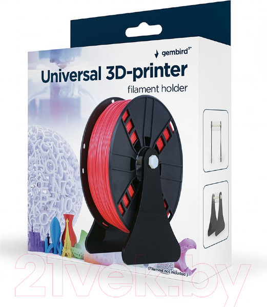 Изображение товара Пластик для 3D-печати Gembird PLA / 3DP-PLA-SK-01-RP (1.75мм, 1кг, красный/фиолетовый шелк)