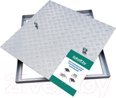 Изображение товара Люк напольный Lukoff Слим Лайт 60x60