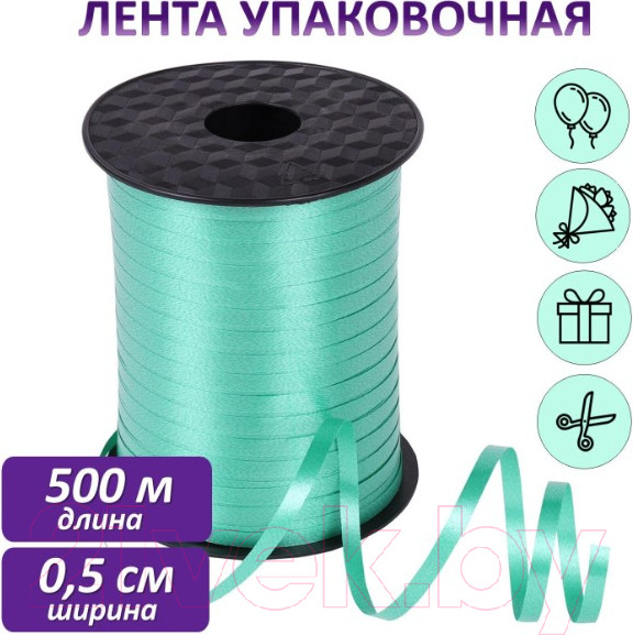 Изображение товара Лента декоративная Золотая сказка 591809 (зеленый)