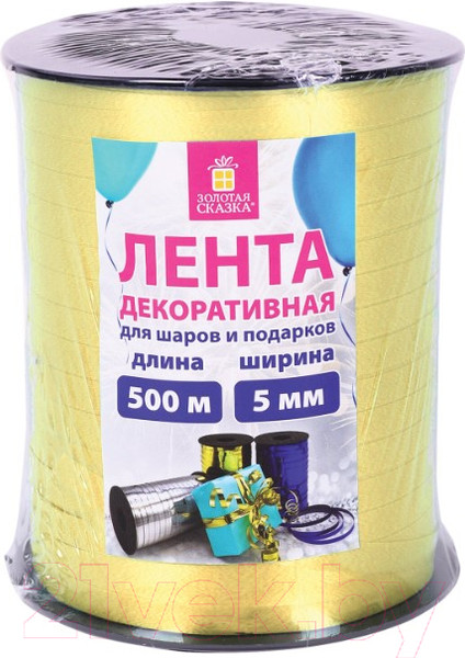 Изображение товара Лента декоративная Золотая сказка 591810 (желтый)