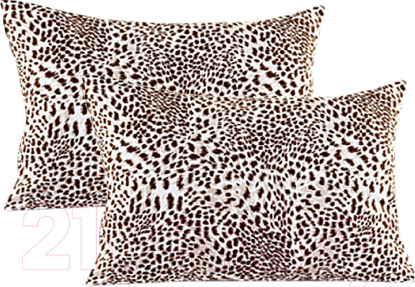 Изображение товара Комплект наволочек АртПостель Леопард на молнии 257 (50x70, 2шт)