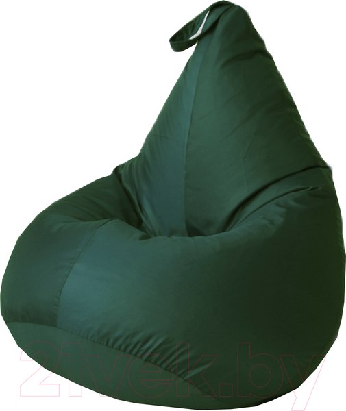 Изображение товара Бескаркасное кресло Kreslomeshki Груша-Капля XL / GK-125x85-Z (темно-зеленый)