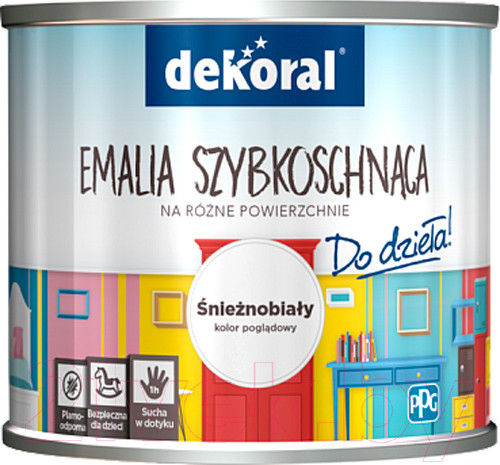 Изображение товара Эмаль Dekoral Do Dziela Акриловая быстросохнущая (900мл, белый)