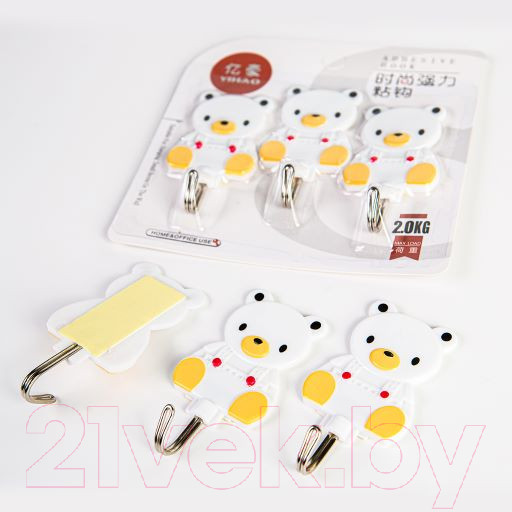 Изображение товара Набор крючков MONAMI Мишка / 27-2887 (3шт)