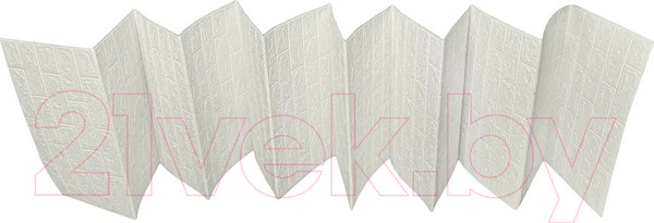 Изображение товара Панель ПВХ Lako Decor Самоклеящаяся Классический кирпич 70x600(5мм) / LKD-01-04-101