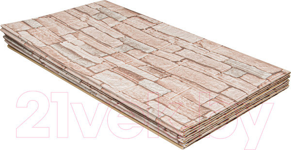 Изображение товара Панель ПВХ Lako Decor Самоклеящаяся 70x600(6мм) / LKD-16-05-111 (каменная кладка)