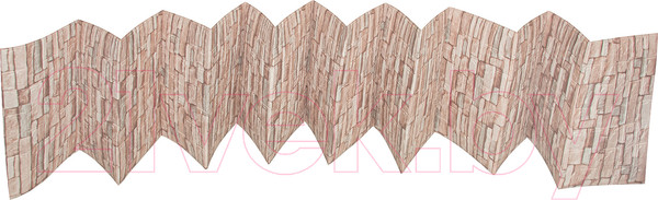 Изображение товара Панель ПВХ Lako Decor Самоклеящаяся 70x600(6мм) / LKD-16-05-111 (каменная кладка)