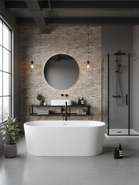 Изображение товара Панель ПВХ Lako Decor Самоклеящаяся 70x600(6мм) / LKD-16-05-111 (каменная кладка)