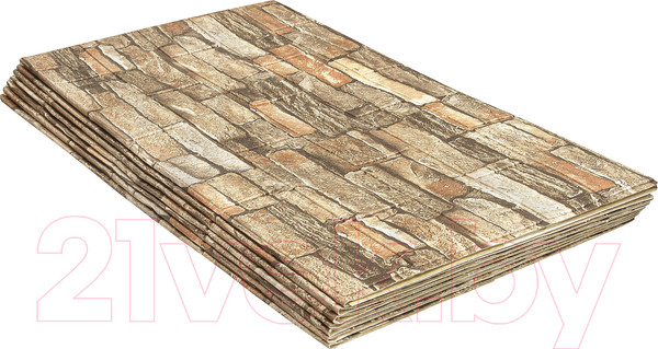 Изображение товара Панель ПВХ Lako Decor Самоклеящаяся 70x600(6мм) / LKD-16-05-110 (каменная кладка)