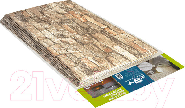 Изображение товара Панель ПВХ Lako Decor Самоклеящаяся 70x600(6мм) / LKD-16-05-110 (каменная кладка)