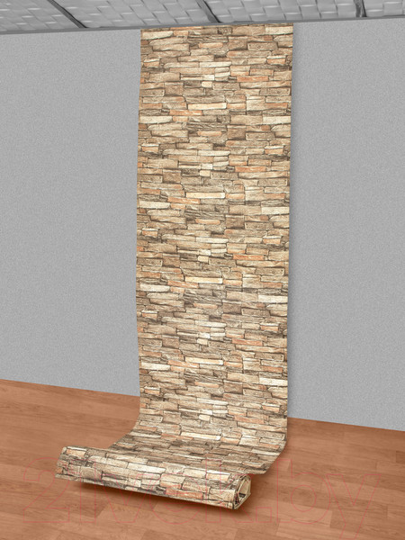Изображение товара Панель ПВХ Lako Decor Самоклеящаяся 70x600(6мм) / LKD-16-05-110 (каменная кладка)