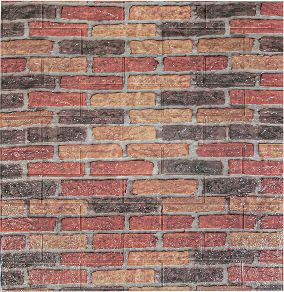 Изображение товара Панель ПВХ Lako Decor Самоклеящаяся 70x600(6мм) / LKD-16-05-109 (каменная кладка)