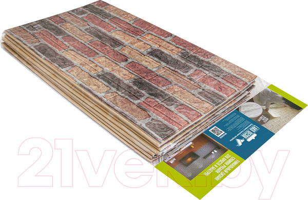 Изображение товара Панель ПВХ Lako Decor Самоклеящаяся 70x600(6мм) / LKD-16-05-109 (каменная кладка)