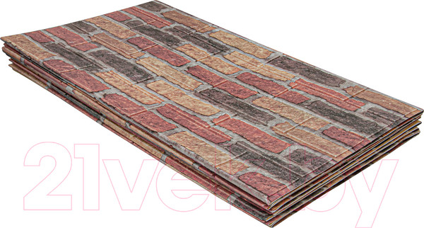 Изображение товара Панель ПВХ Lako Decor Самоклеящаяся 70x600(6мм) / LKD-16-05-109 (каменная кладка)