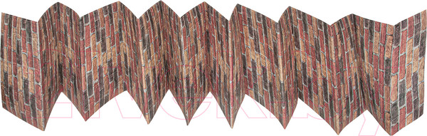 Изображение товара Панель ПВХ Lako Decor Самоклеящаяся 70x600(6мм) / LKD-16-05-109 (каменная кладка)