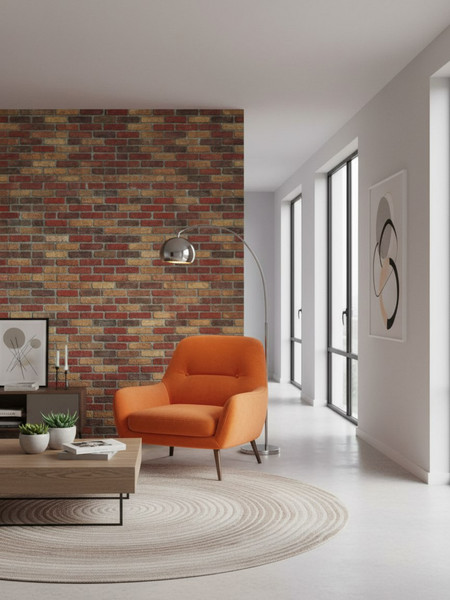 Изображение товара Панель ПВХ Lako Decor Самоклеящаяся 70x600(6мм) / LKD-16-05-109 (каменная кладка)