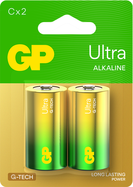 Изображение товара Комплект батареек GP Batteries Ultra Alkaline C / GP 14AU-2CR2 (2шт)