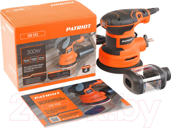 Изображение товара Эксцентриковая шлифовальная машина PATRIOT OS 122