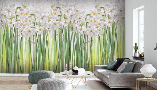 Изображение товара Фотообои листовые Vimala Полевые цветы 1 (270x400)