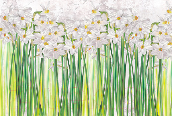 Изображение товара Фотообои листовые Vimala Полевые цветы 1 (270x400)