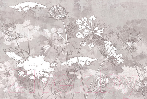 Изображение товара Фотообои листовые Vimala Полевые цветы 2 (270x400)