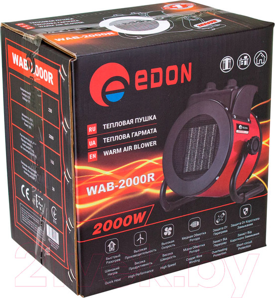 Изображение товара Тепловая пушка электрическая Edon WAB-2000R