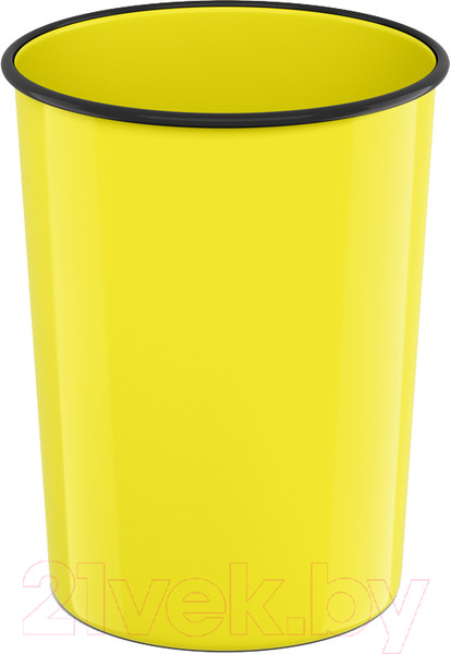 Изображение товара Корзина для бумаг Erich Krause Neon Solid / 58081 (желтый)