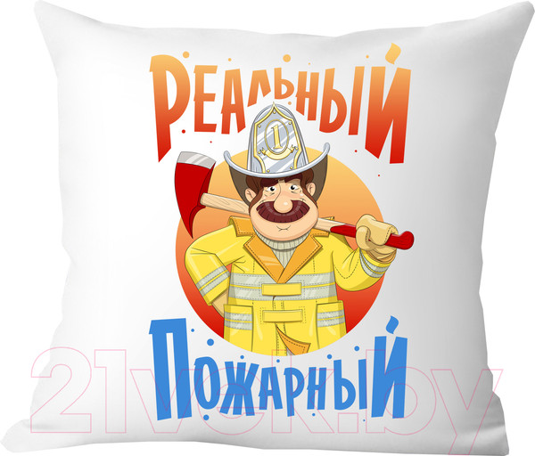 Изображение товара Подушка декоративная Print Style Реальный пожарный / 40x40plat132