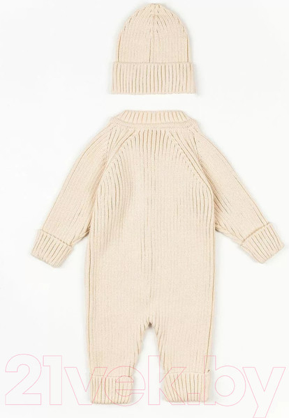 Изображение товара Комбинезон для малышей Amarobaby Pure Love Tot / AB-OD22-PLT5/33-74 (молочный, р. 74)
