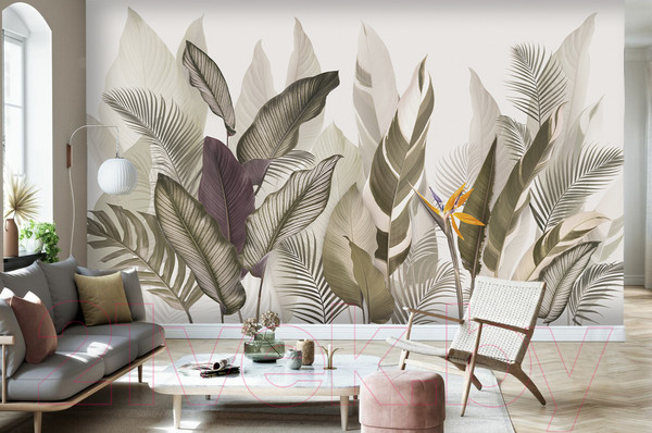 Изображение товара Фотообои листовые Vimala Листья 2 (270x500)