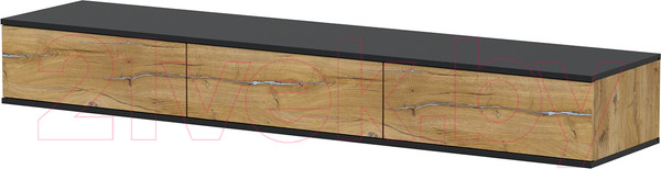 Изображение товара Горка Интерлиния Quartz-12 с подсветкой (дуб нокс/черный)