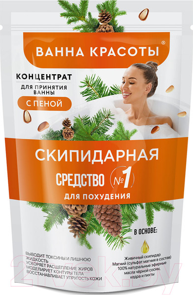 Изображение товара Эмульсия для ванны Fito Косметик Ванна красоты с пеной Скипидарная (250мл)