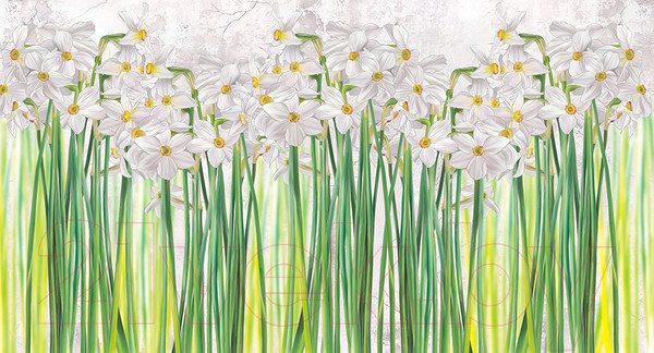 Изображение товара Фотообои листовые Vimala Полевые цветы 1 (270x500)