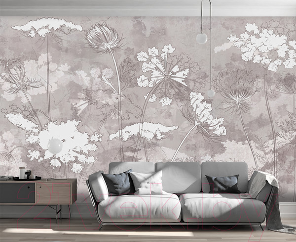 Изображение товара Фотообои листовые Vimala Полевые цветы 2 (270x500)