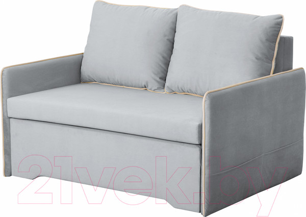 Изображение товара Диван Мебельград Фламинго Стандарт (мора серый/мора бежевый)