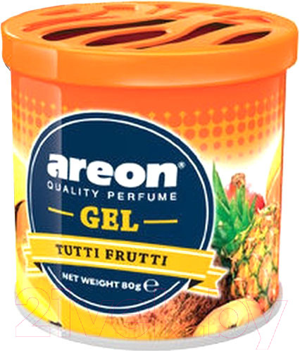 Изображение товара Ароматизатор автомобильный Areon Gel Tutti Frutti / GCK08