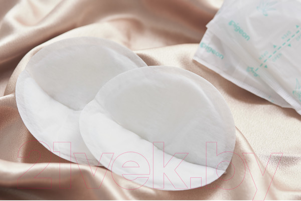 Изображение товара Прокладки для бюстгальтера Pigeon Comfy Feel Breast Pads с алоэ / 79252 (60шт)
