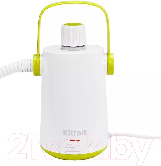 Изображение товара Пароочиститель Kitfort KT-9109-2 (белый/салатовый)