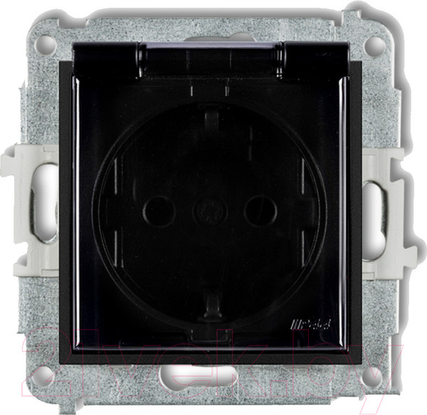 Изображение товара Розетка Karlik Schuko 12MGPB-1sdp (черный)