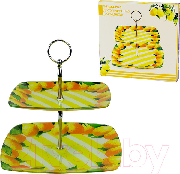 Изображение товара Ваза-этажерка Zibo Shelley S4200T/M2 CC114 (лимончелло)