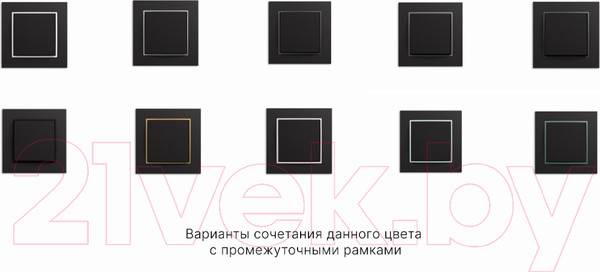 Изображение товара Выключатель Karlik Mini 12MWP-33 (черный матовый)