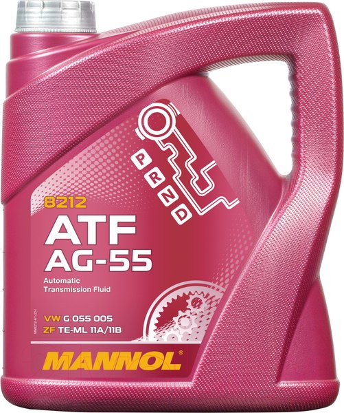 Изображение товара Трансмиссионное масло Mannol ATF AG55 Automatic / MN8212-4ME (4л)